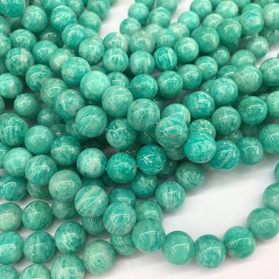 Peruvian Amazonite Beads 6mm 8mm 10mm 15''