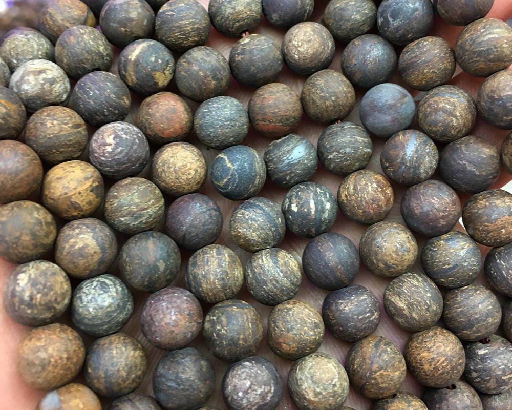 Bronzite Matte Beads  4mm 6mm 8mm 10mm 12mm 15''