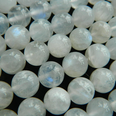 White Moonstone Beads  4mm 6mm 8mm 10mm 12mm 15''