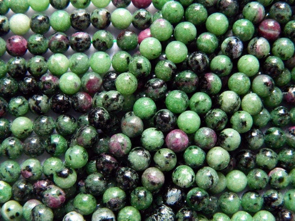 Ruby Zoisite Beads 6mm 8mm 10mm 12mm 15''