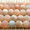 Sunstone Matte Beads 4mm 6mm 8mm 10mm 12mm 15''