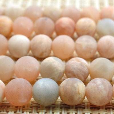 Sunstone Matte Beads 4mm 6mm 8mm 10mm 12mm 15''