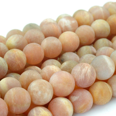 Sunstone Matte Beads 4mm 6mm 8mm 10mm 12mm 15''