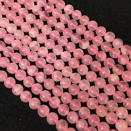 Madagascar Rose Quartz Beads Natural Gemstone Beads 6mm 8mm 10mm 15''