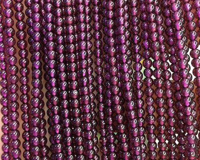 Genuine Garnet Beads 2mm 3mm 4mm Top Quality 15''