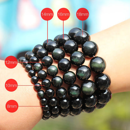 Rainbow Obsidian Bracelet 8''