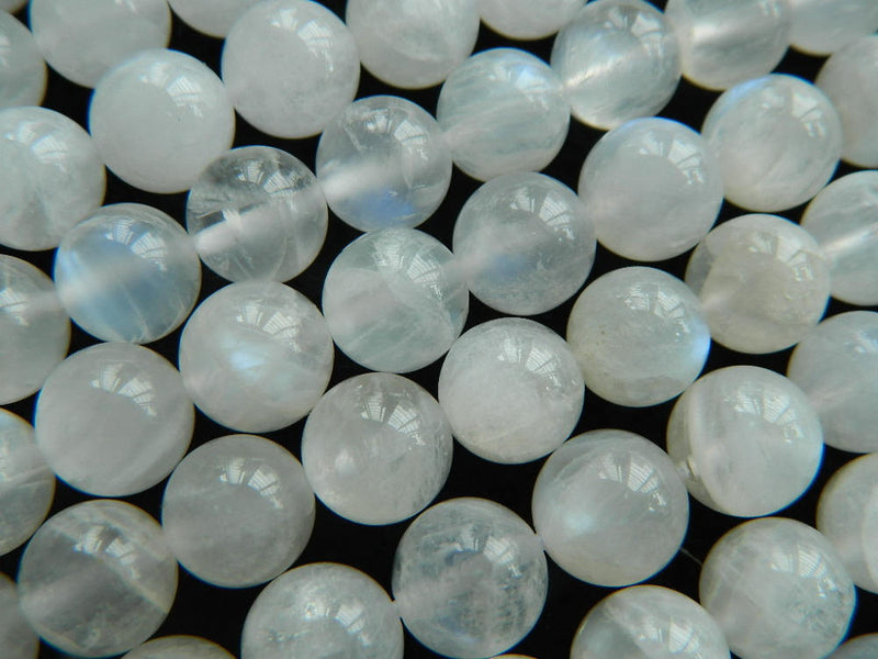 Perles de pierre de lune blanche 4 mm 6 mm 8 mm 10 mm 12 mm 15''