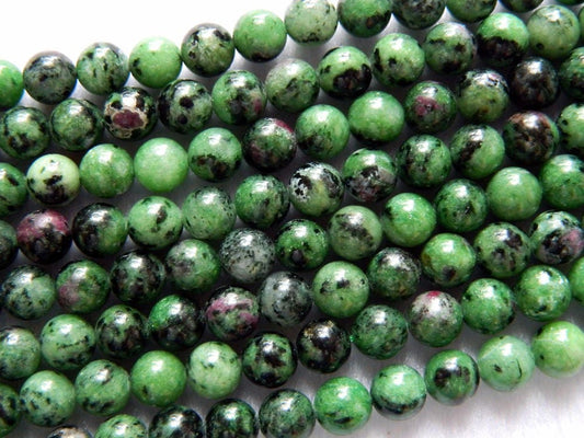 Ruby Zoisite Beads 6mm 8mm 10mm 12mm 15''