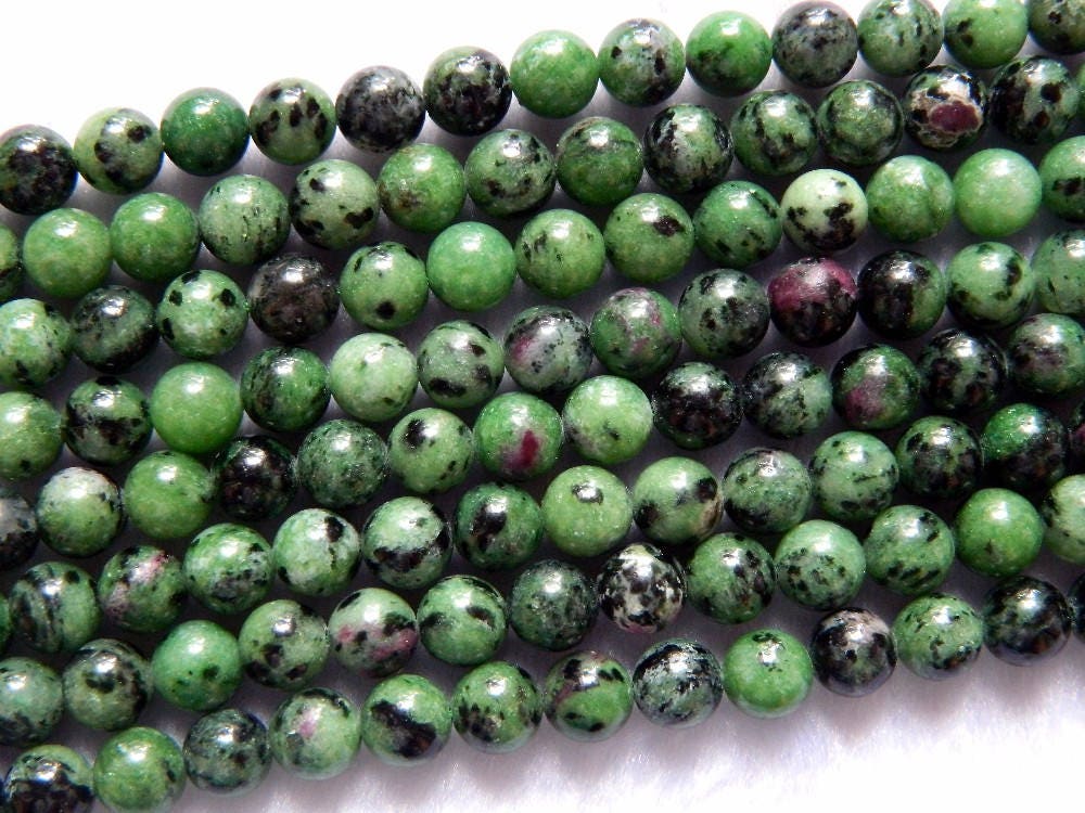 Ruby Zoisite Beads 6mm 8mm 10mm 12mm 15''