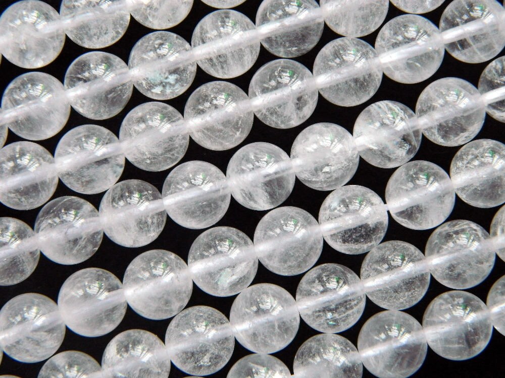 Snow Quartz Beads  8mm 10mm 15''