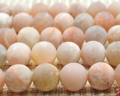 Sunstone Matte Beads 4mm 6mm 8mm 10mm 12mm 15''