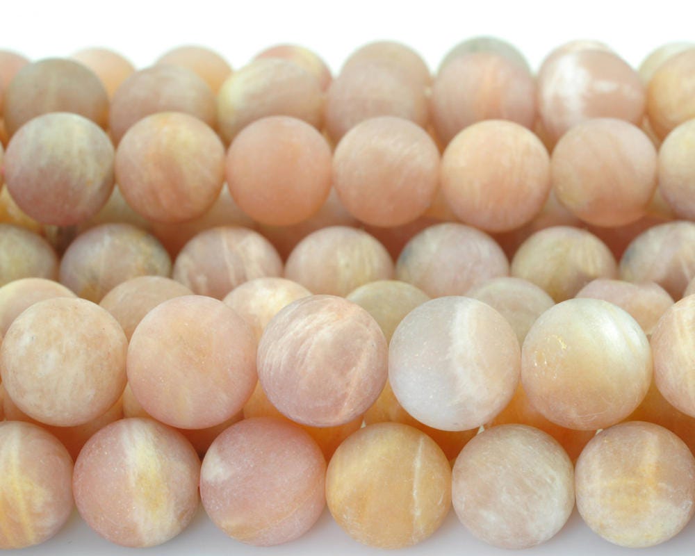 Sunstone Matte Beads 4mm 6mm 8mm 10mm 12mm 15''