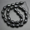 Black Onyx Teardrop Faceted Beads 15''