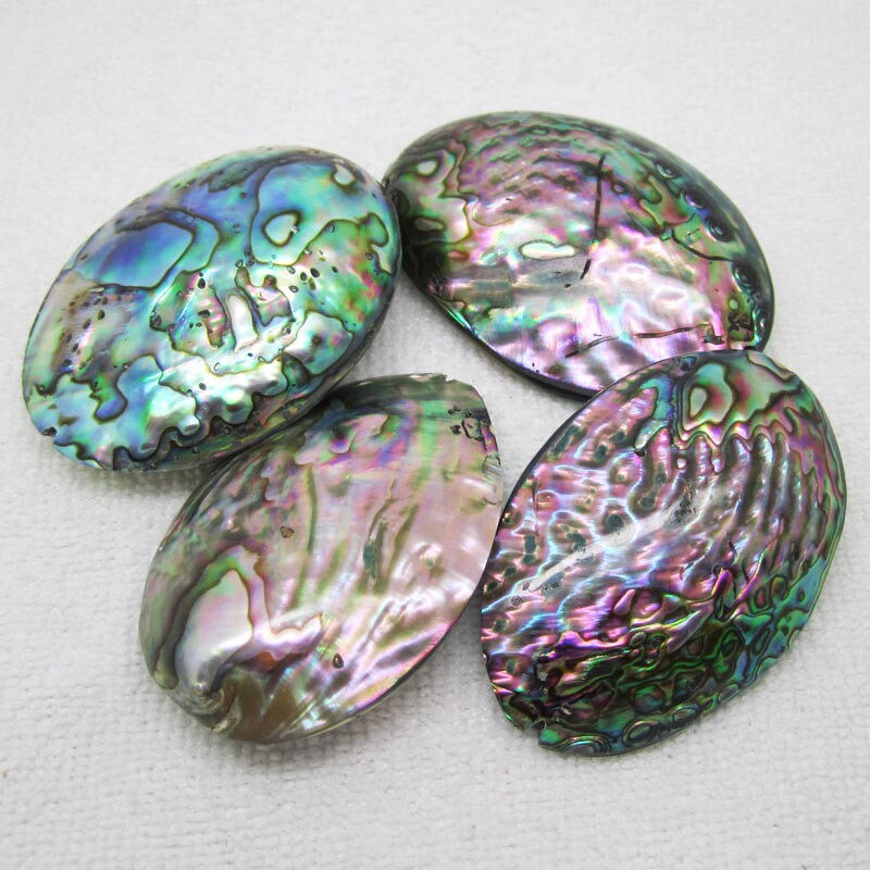 Big Abalone Shell Oval Beads  20x30mm 40x52mm 5pcs