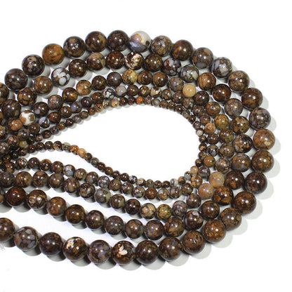 Brown Opal Beads 4mm 6mm 8mm 10mm 12mm 15''