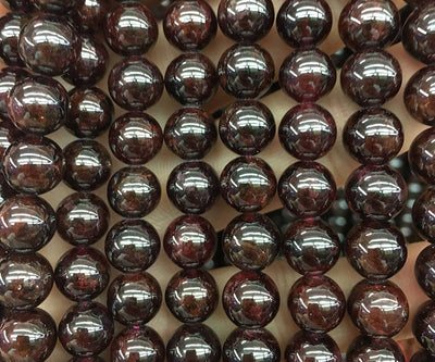 Garnet Beads 4mm 6mm 8mm 10mm 12mm 15''