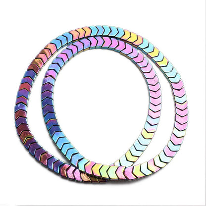 5x6mm Hematite Arrow Beads  15''