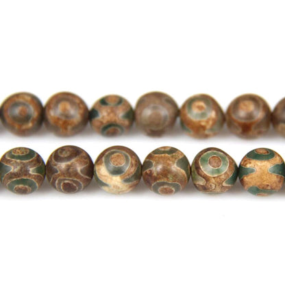 Tibetan Dzi Agate Beads 8mm 10mm 15‘’