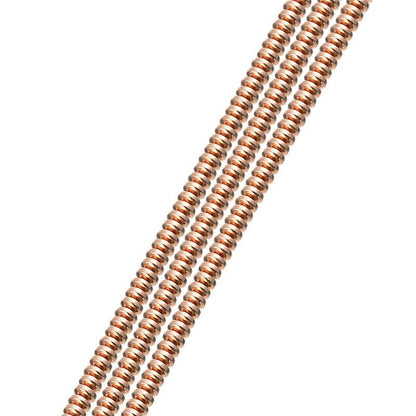 Perles rondelles en hématite 3x6 mm 15''