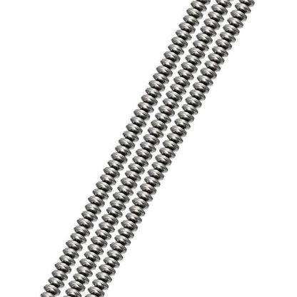 Perles rondelles en hématite 3x6 mm 15''