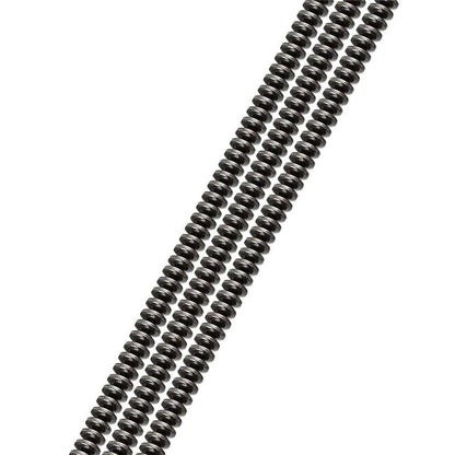 Perles rondelles en hématite 3x6 mm 15''