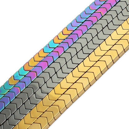 5x6mm Hematite Arrow Beads  15''