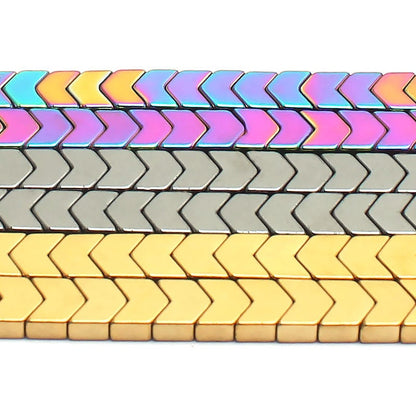 5x6mm Hematite Arrow Beads  15''
