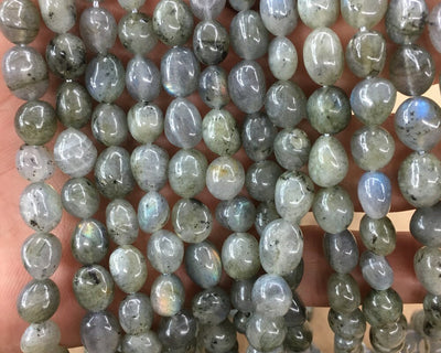 Labradorite Nugget Beads 8-12mm 15''