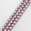 Perles de coquillage rose violet 6 mm 8 mm 10 mm 12 mm 14 mm 15''