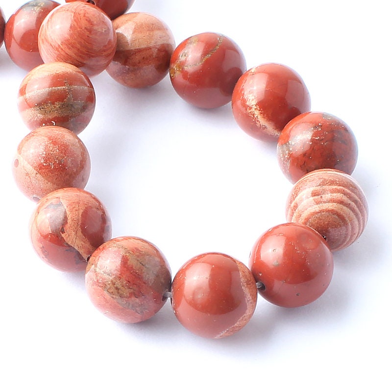 Red Jasper Beads 4mm 6mm 8mm 10mm 12mm 15'' Regular quality