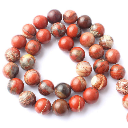 Red Jasper Beads 4mm 6mm 8mm 10mm 12mm 15'' Regular quality