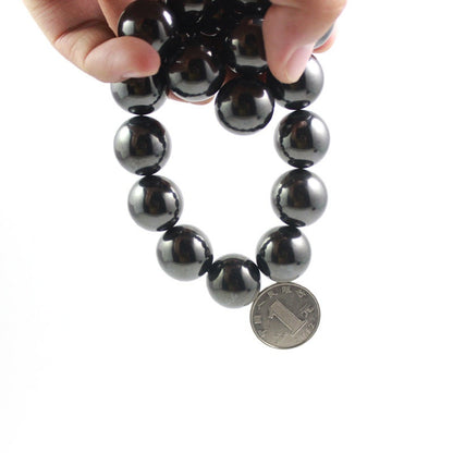 Magnetic Hematite Ball Beads 13mm 16mm 18mm 5pcs
