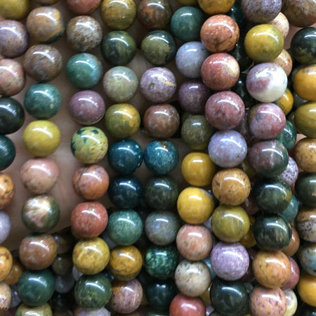 New Ocean Agate Beads 6mm 8mm 10mm 12mm 15''