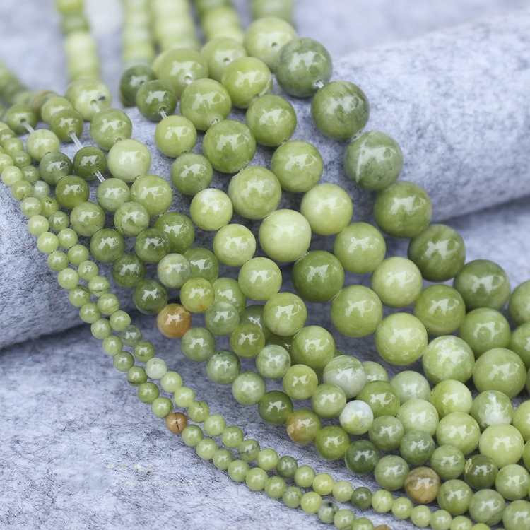 Green Jasper Beads 4mm 6mm 8mm 10mm 15''