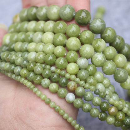 Green Jasper Beads 4mm 6mm 8mm 10mm 15''