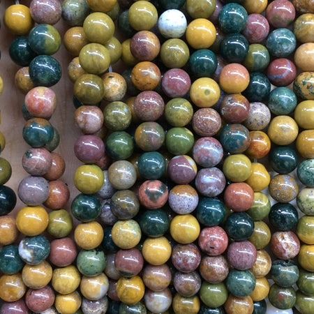 New Ocean Agate Beads 6mm 8mm 10mm 12mm 15''