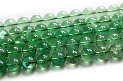 Green Fluorite Beads 6mm 8mm 10mm 12mm 15''