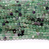 Perles à facettes en fluorite 2 mm 3 mm 4 mm 15''