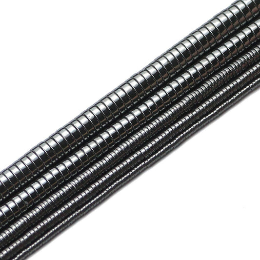 Hematite Rondelle Beads 2mm 3mm 4mm 6mm 8mm 15''