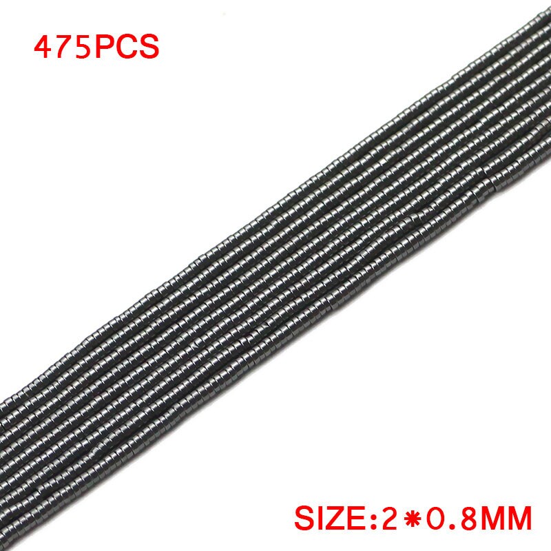 Hematite Rondelle Beads 2mm 3mm 4mm 6mm 8mm 15''