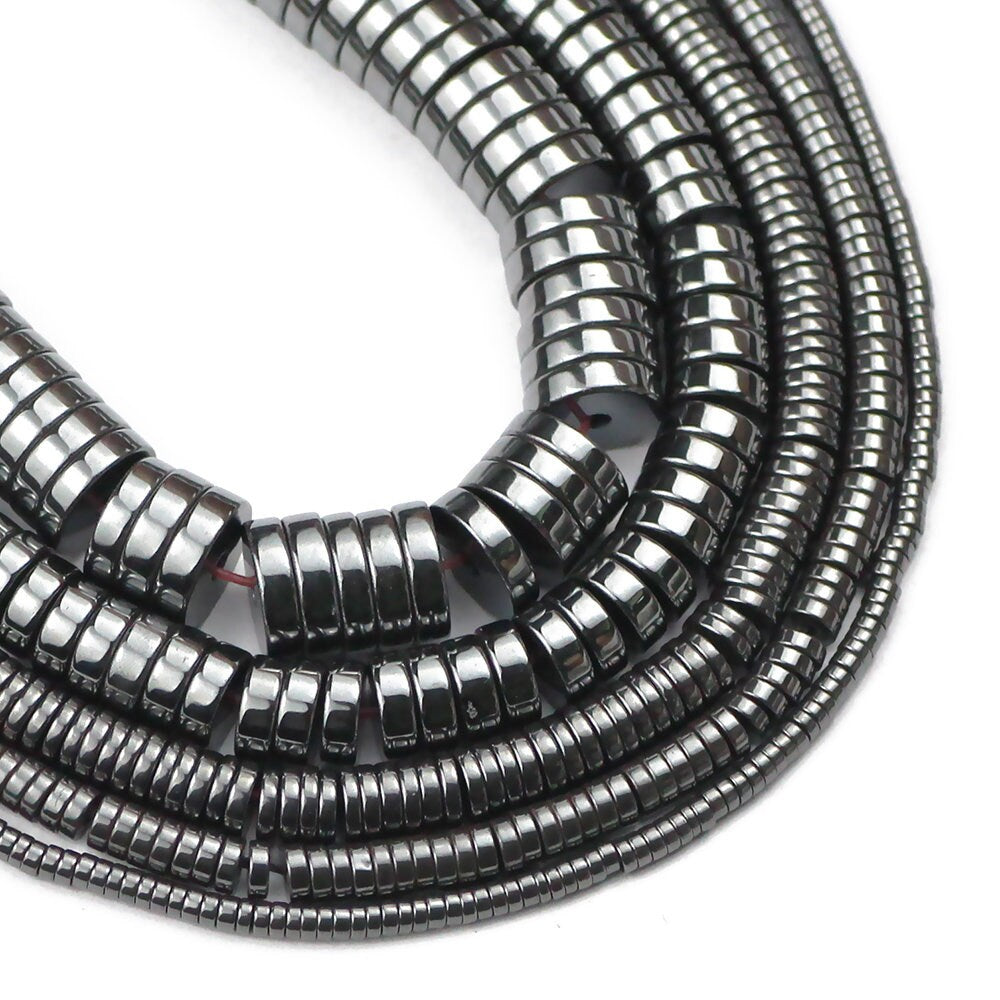 Hematite Rondelle Beads 2mm 3mm 4mm 6mm 8mm 15''