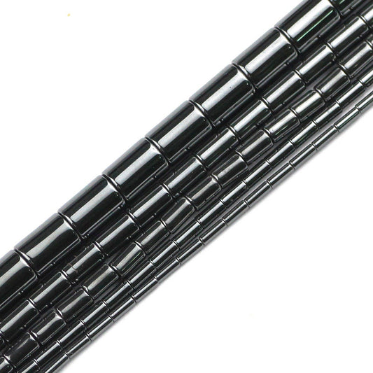 Hematite Tube Beads 4mm 6mm 8mm 13mm 15''