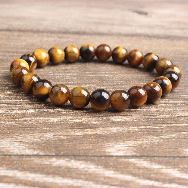 Yellow Tiger Eye Bracelet 8''