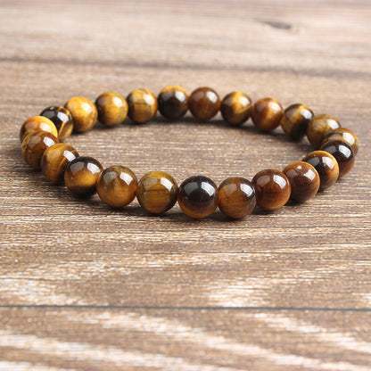 Yellow Tiger Eye Bracelet 8''