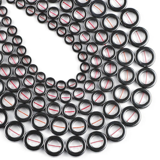 Hematite Circle Ring Beads 8mm 10mm 12mm 14mm 16mm