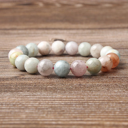 Rainbow Morganite Stone Bracelet 8''