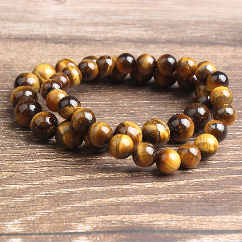 Yellow Tiger Eye Bracelet 8''