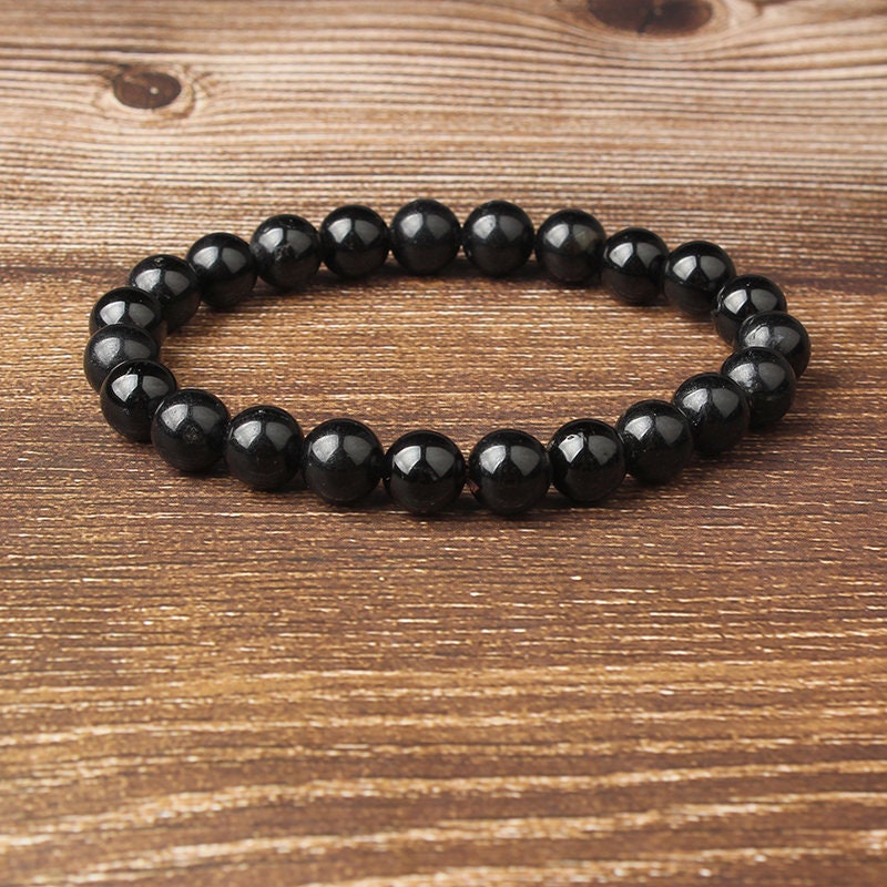 Black Tourmaline Bracelet 8''