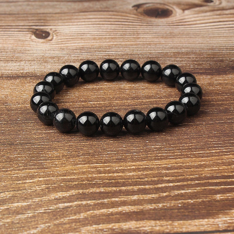 Black Tourmaline Bracelet 8''