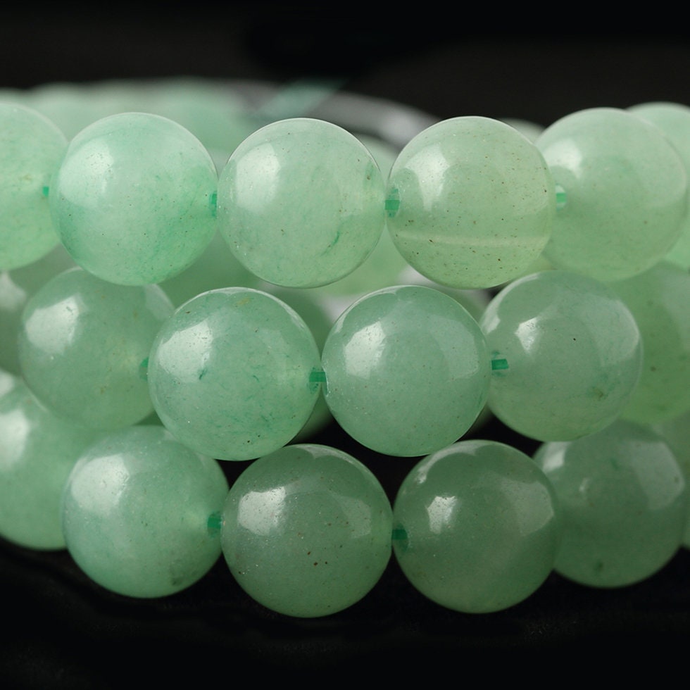 Green Aventurine 4mm 6mm 8mm 10mm 12mm 15''